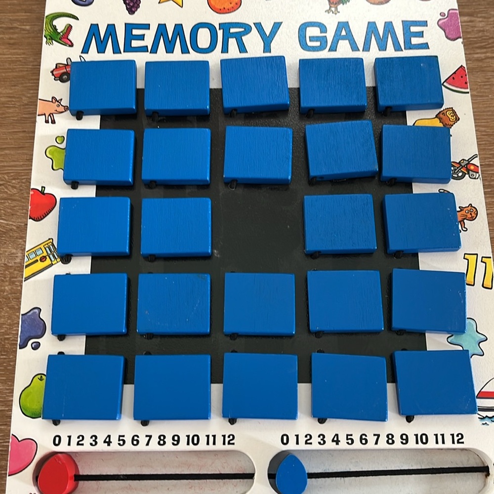 Melissa & Doug Memory Game Flip To Win Colors Numbers Shapes Zoo Fruit COMPLETE - Picture 1 of 7